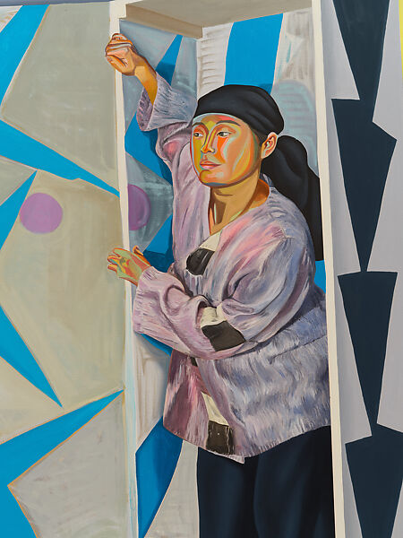 Shin-Myong, Someday in Spring, Dress Rehearsal, Aliza Nisenbaum (Mexican, born Mexico City 1977), Oil on linen
