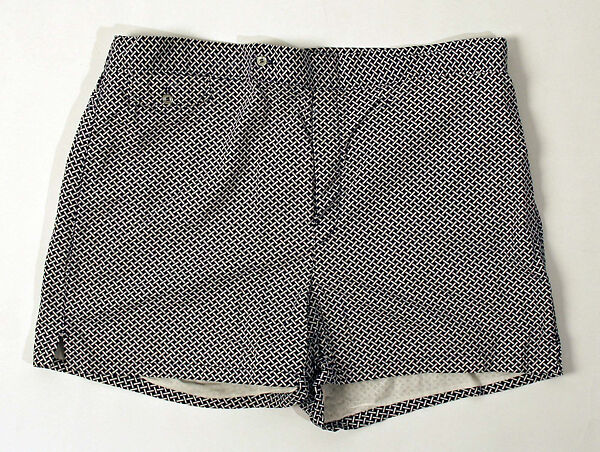 Bathing trunks, Brooks Brothers (American, founded 1818), cotton, rayon, nylon, American