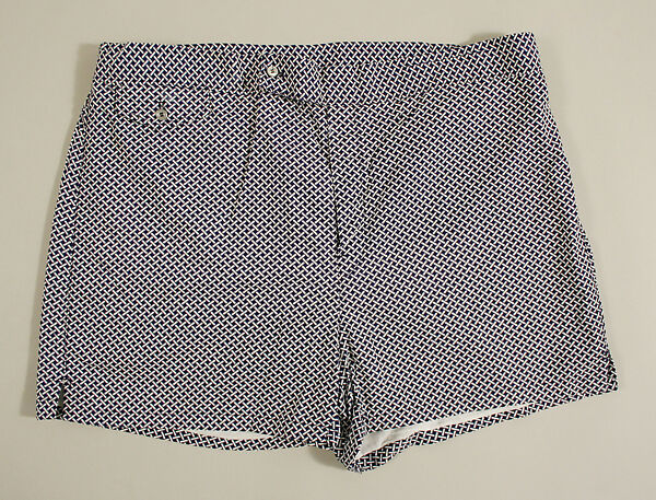 Bathing trunks, Brooks Brothers (American, founded 1818), cotton, rayon, nylon, American 