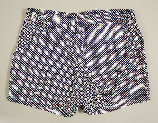 Bathing trunks, Brooks Brothers (American, founded 1818), cotton, rayon, nylon, American