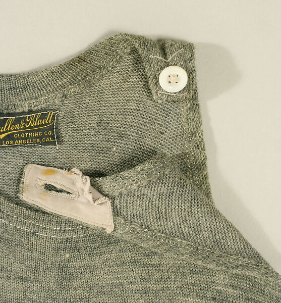 Bathing suit, wool, American