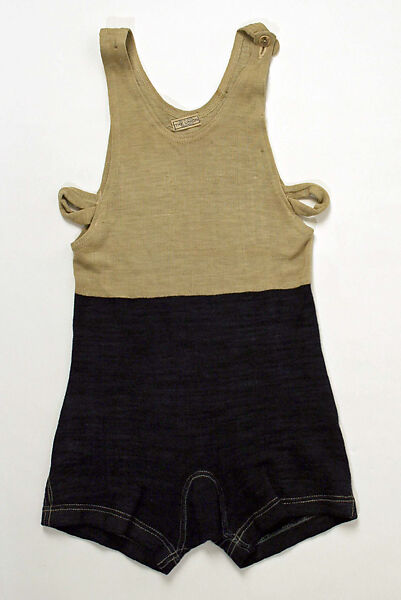 Bathing suit, wool, American