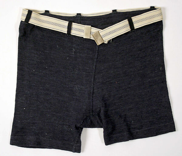 Bathing trunks, wool, cotton, American