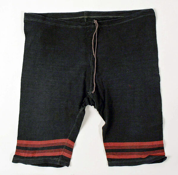 Two-piece bathing suit, cotton, American