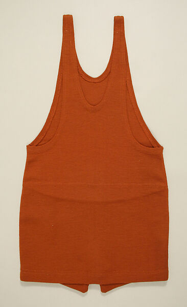 Bathing suit, wool, probably American