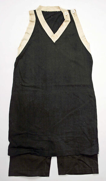 Bathing suit, cotton, American
