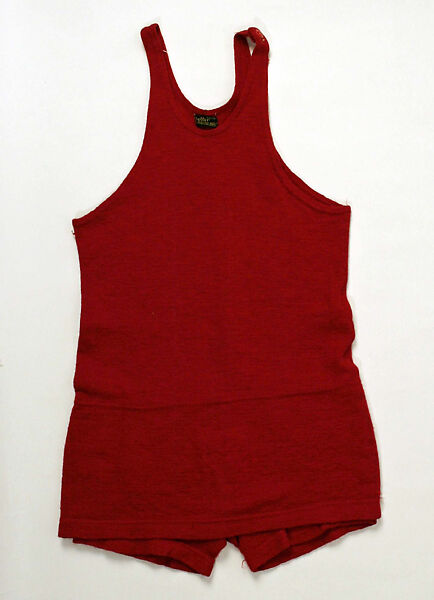 Bathing suit, wool, American
