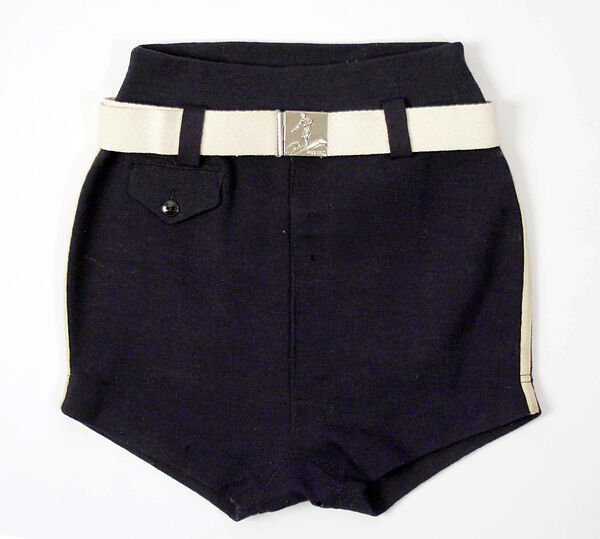 Bathing suit, wool, American