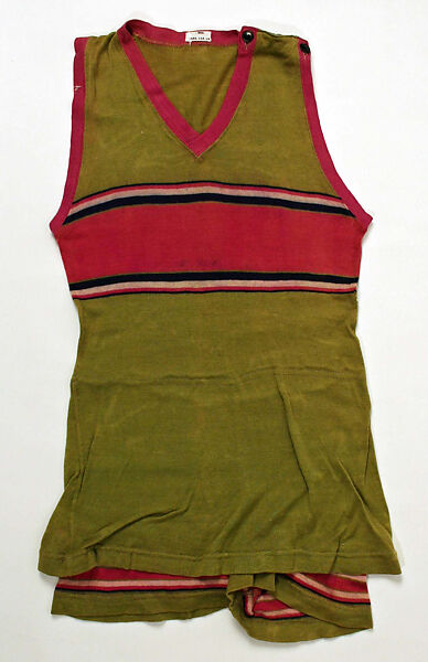 Bathing suit, wool, American