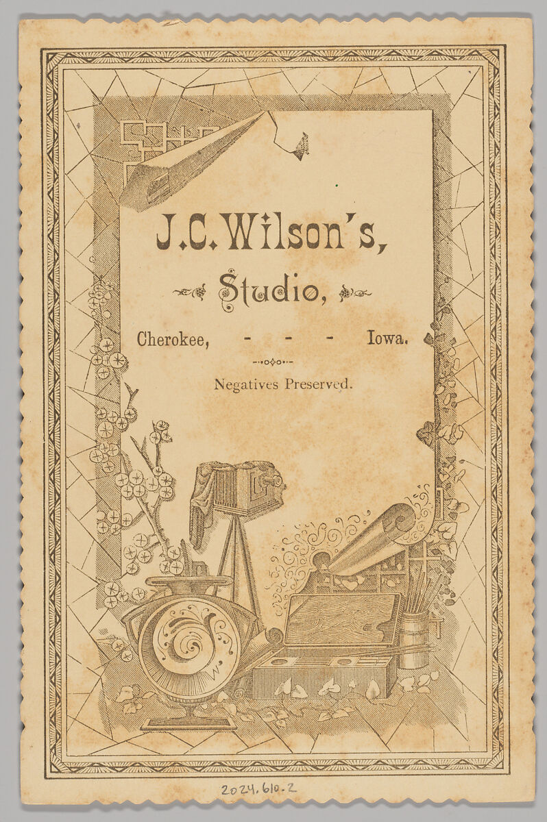 [Merchants' Carnival Portrait: First National Bank, Cherokee, Iowa], John C. Wilson (American, 1848–1907), Albumen silver print