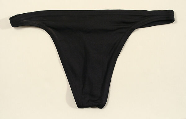 "The Thong", Rudi Gernreich (American (born Austria), Vienna 1922–1985 Los Angeles, California), nylon, American 