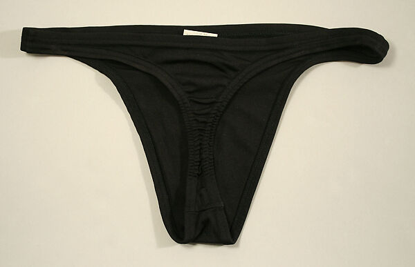 "The Thong", Rudi Gernreich (American (born Austria), Vienna 1922–1985 Los Angeles, California), nylon, American