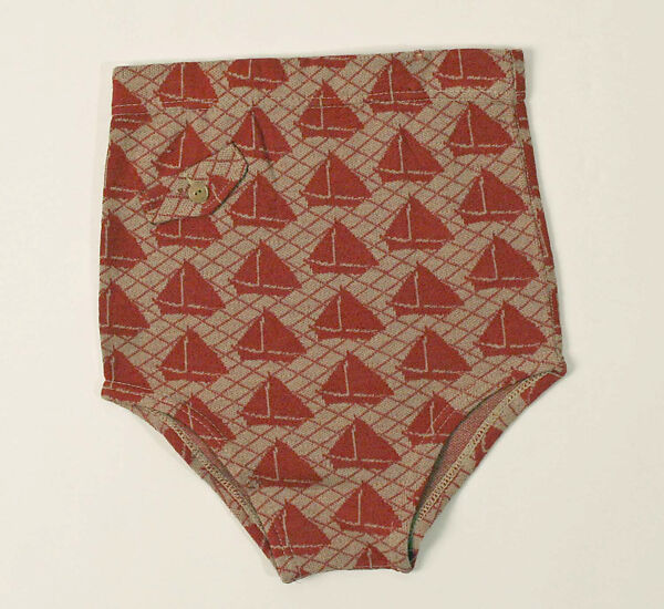 Bathing trunks, wool, American