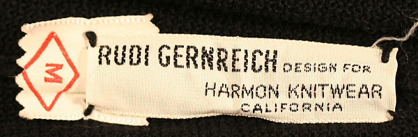 Bathing trunks, Rudi Gernreich (American (born Austria), Vienna 1922–1985 Los Angeles, California), wool, American