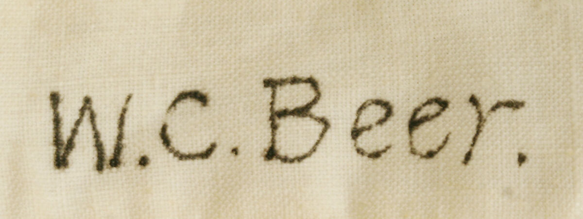 Nightshirt, linen, American or European