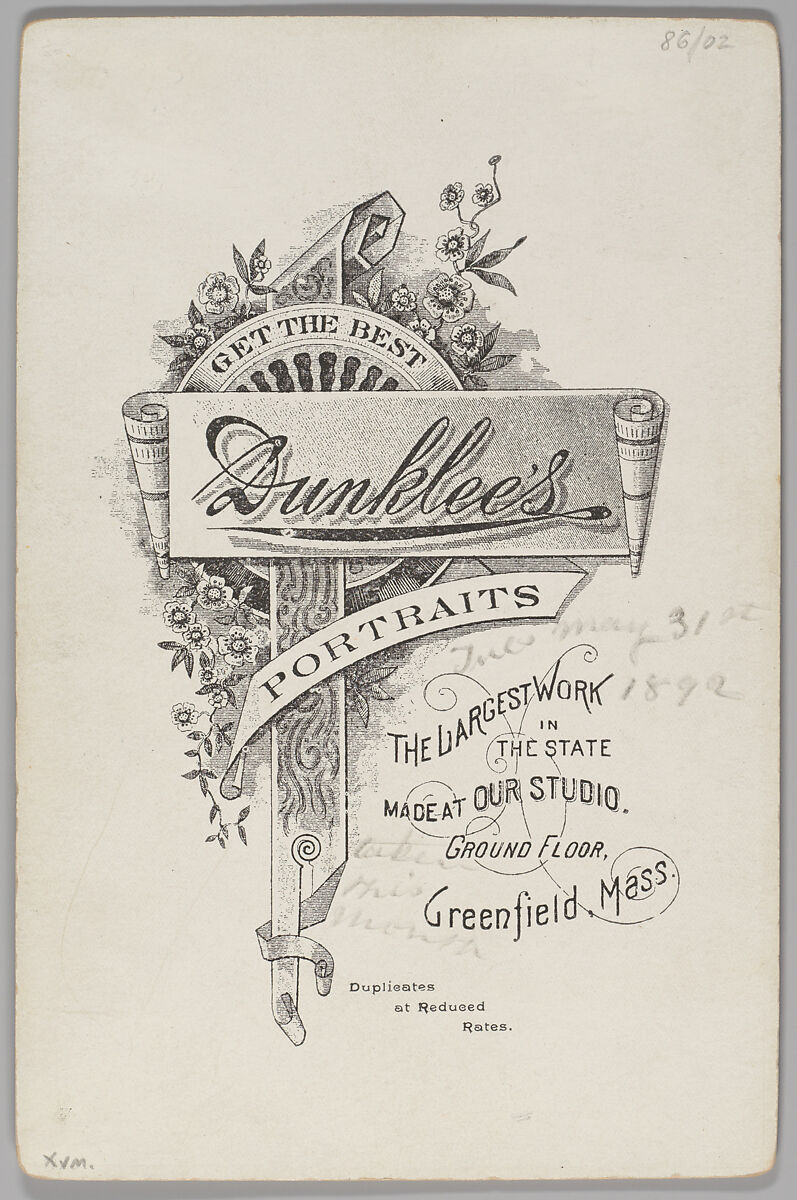 [Merchants' Carnival Portrait: Franklin House Stable, Greenfield, Massachusetts], Charles Dunklee (American, active 1880s–90s), Albumen silver print
