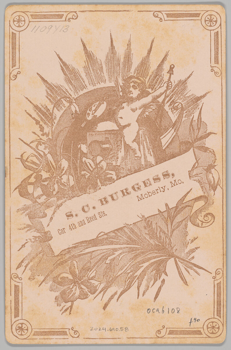 [Merchants' Carnival Portrait: Sparks & Coates Palace Drug Store and G. R. Mitchell Druggist, Moberky, Missouri], S. C. Burgess (American, active 1880s–90s), Gelatin silver print