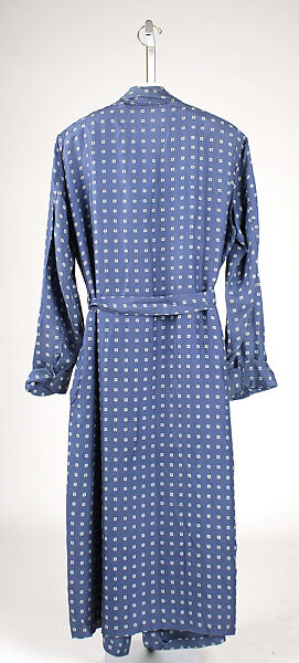 Bathrobe, silk, American