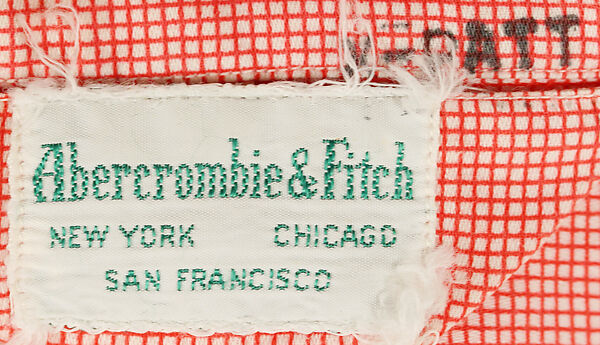 Pajamas, Abercrombie and Fitch Co. (American, founded 1892), cotton, American