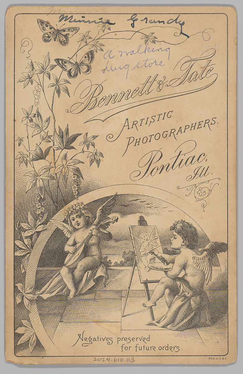 [Merchants' Carnival Portrait: J. T. Croswell Druggist, Pontiac, Illinois], Bennett and Tate (American, active 1880s–90s), Gelatin silver print