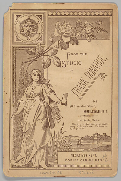 [Merchants' Carnival Portrait: Strack's City Bakery and Ice Cream Parlor, Hornellsville, New York], Frank Donahue (American, 1846–1930), Albumen silver print