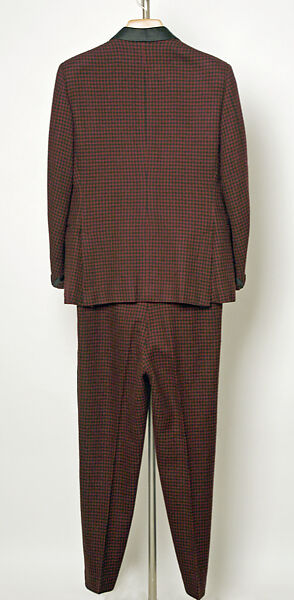 Evening suit, wool, British