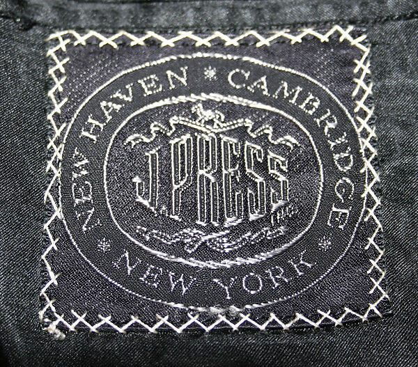 Evening jacket, wool, cotton, American