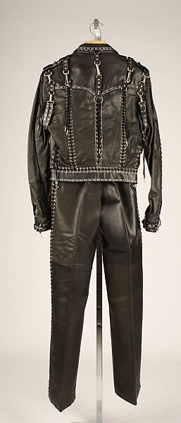 Ensemble, leather, metal, American