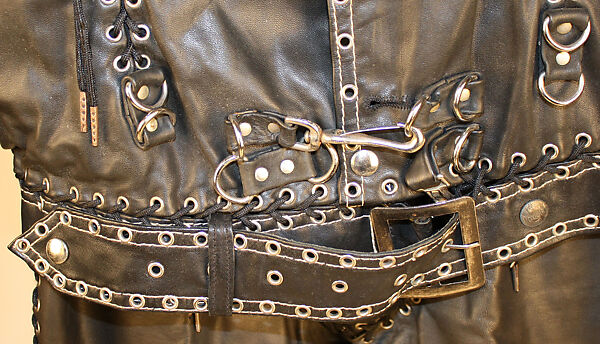 Ensemble, leather, metal, American