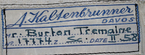 Ski trousers, wool, synthetic fiber, American