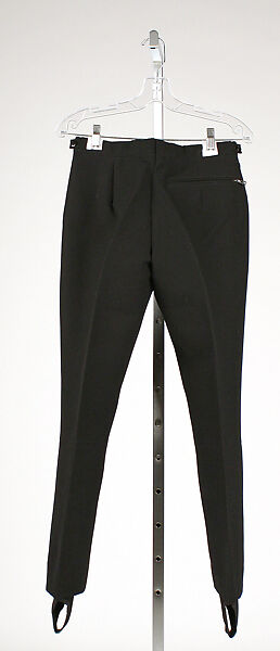 Ski trousers, Bogner of America (German, founded 1936), wool, nylon, lycra, spandex, metal, German