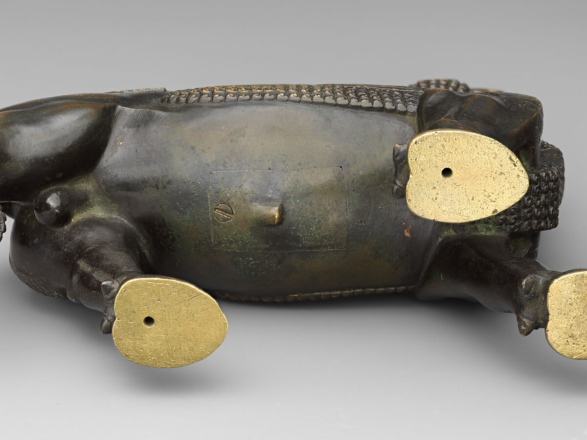 Human-headed winged bulls, Bronze, British