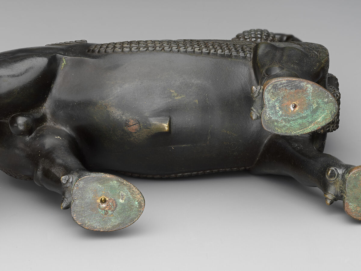 Human-headed winged bulls, Bronze, British