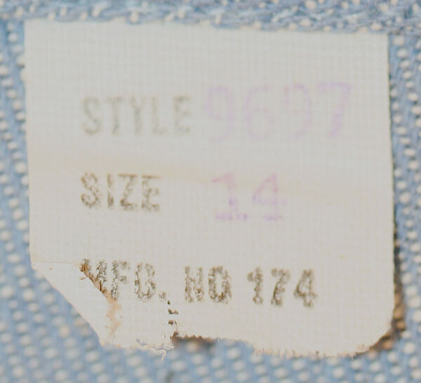 Uniform, cotton, American or European