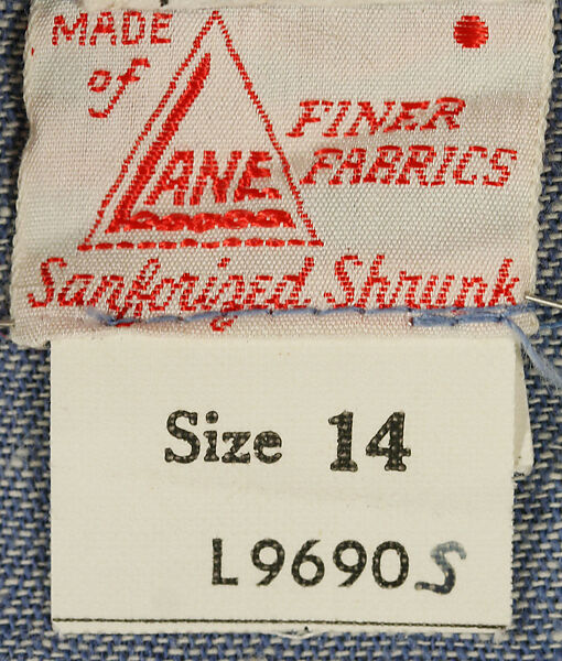 Uniform, cotton, American or European