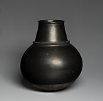 Ensumbi (bottle), Nyoro or Ganda artist, Clay, Buganda Kingdom