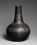 Ensumbi (bottle), Nyoro or Ganda artist, Clay, Buganda Kingdom