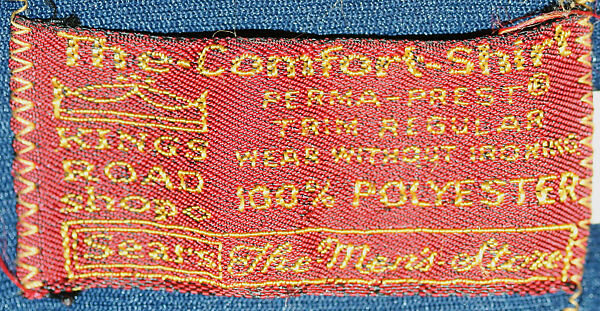 Uniform shirt, polyester, American