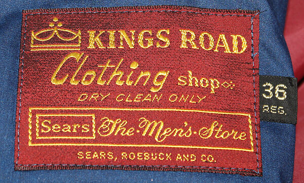 Uniform coat, cotton, American