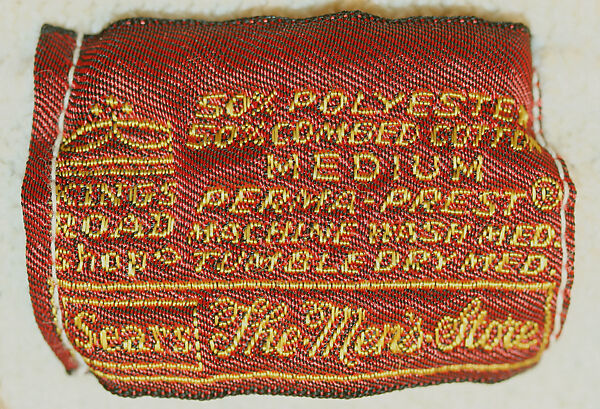 Uniform shirt, polyester, cotton, American