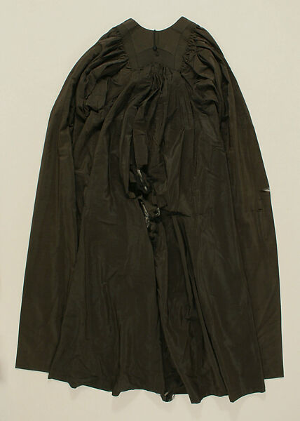 Robe, silk, wool, American or European