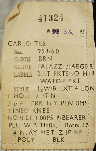 Suit, Carlo Palazzi, Inc., wool, British