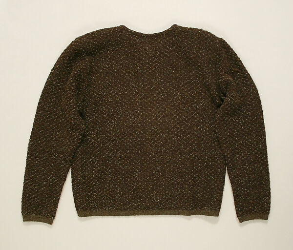 Ensemble, Giorgio Armani (Italian, founded 1974), wool, alpaca, leather, Italian