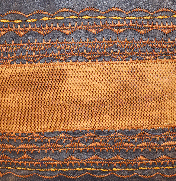 Ensemble, Stephen Burrows (American, born 1943), leather, cotton, snakeskin, American