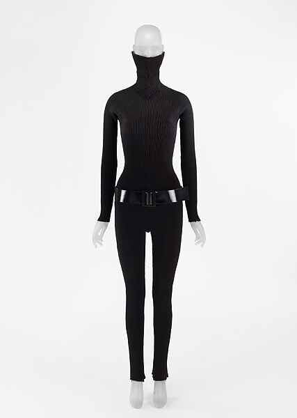 Jumpsuit, Rudi Gernreich (American (born Austria), Vienna 1922–1985 Los Angeles, California), Wool, plastic, American