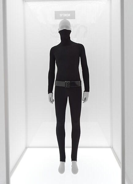 Jumpsuit, Rudi Gernreich (American (born Austria), Vienna 1922–1985 Los Angeles, California), Wool, plastic, American