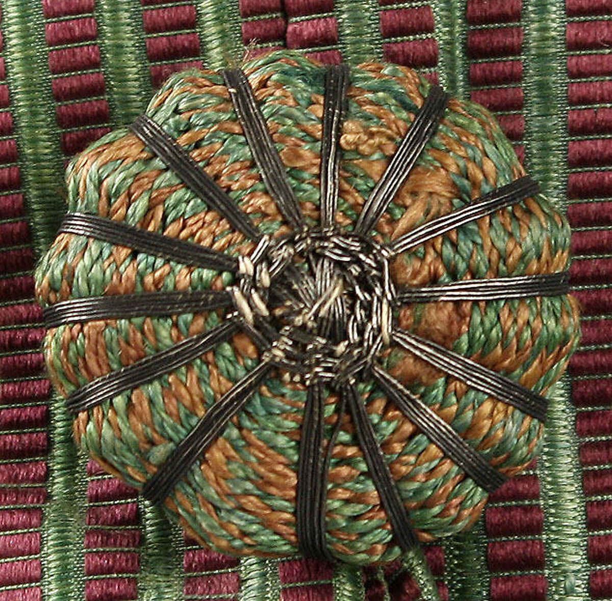 Coat, silk, cotton, linen, probably French