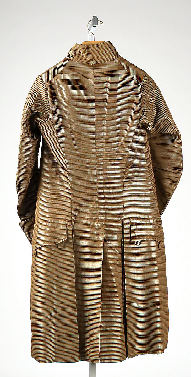 Suit, silk, probably French