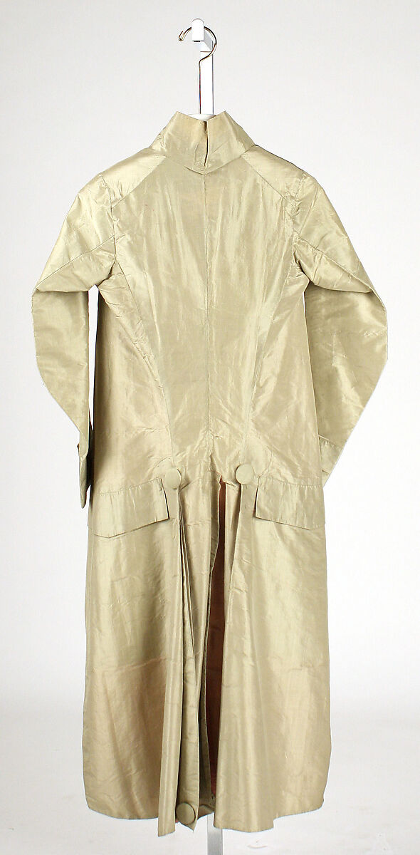 Frock coat, silk, linen, French