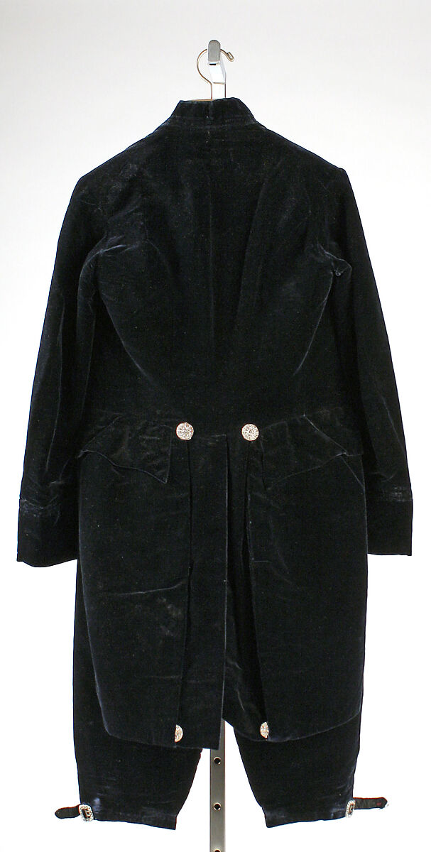 Court presentation suit, silk, British